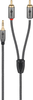 Audiokabel Klinke - 2x RCA Goobay Plus TEXTIL 5m