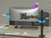 Uchwyt monitora Spacetronik SPA-112