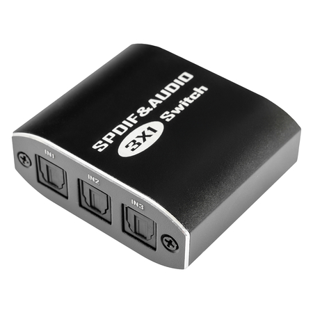 Optyczny rozdzielacz audio SPDIF Toslink 1x3