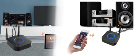 B06 Pro Odbiornik audio Bluetooth 5.0 1Mii 50m