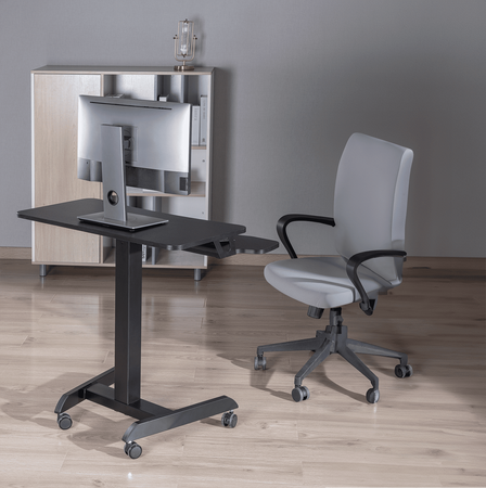 Buddy 03 verstellbarer Trolley-Tisch schwarz - zdjęcie 2