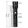 Latarka taktyczna metalowa XHP50 800lm 10W USB-C Vayox VA0116