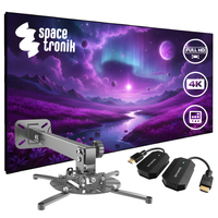 Zestaw do projektora 100" PRS-F04 + SPA-P02B + transmiter SPH-W32