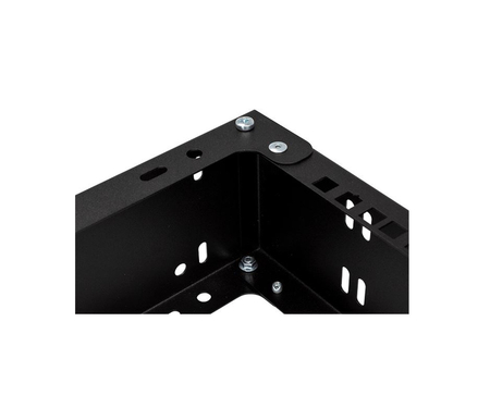 Uchwyt Rack ścienny 19" 4U 330mm Czarny