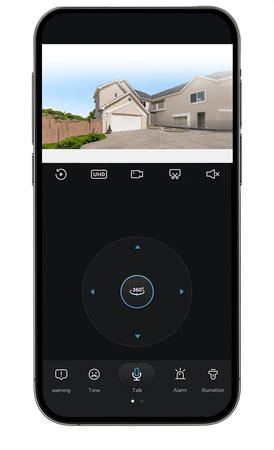 SMART kamera zewnętrzna 360° na Wi-Fi do monitoringu Aosu SL-C5L Tuya