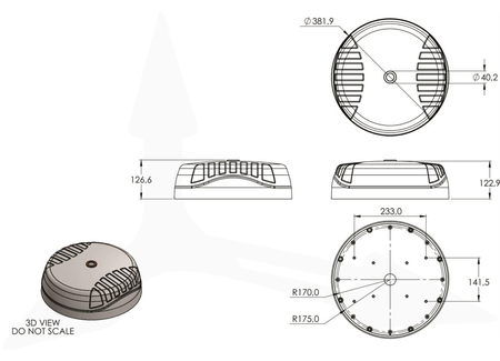 Antena 13w1 5G/WiFi/GPS MIMO8x8 Poynting SWIRL-8