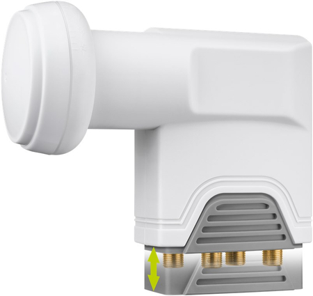 LNB Quatro Konwerter satelitarny Goobay 0,1dB (do multiswitchy)