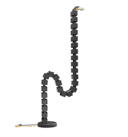 Modułowy kręgosłup prowadnica organizer do kabli Spacetronik SPK-180B czarny 128cm