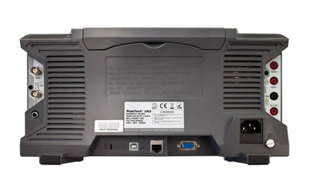 Oscyloskop cyfrowy 2-kanałowy All-in-One USB 300MHz PeakTech 1363