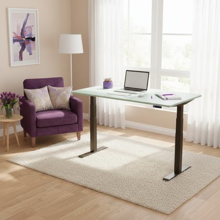 Elektryczny stelaż biurkowy Spacetronik SPE-222OB - zdjęcie 2