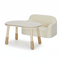 Zestaw mebli dziecięcych Spacetronik – stolik SPEX201 i sofa SPC-XD-24 waniliowy