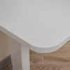 Universal-Schreibtischplatte 138x68x18 cm ERGO Weiß
