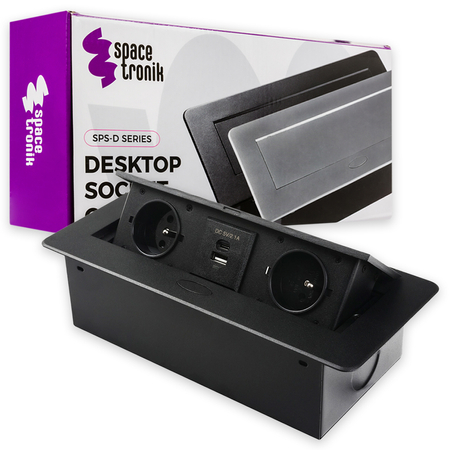 Gniazdo blatowe otwierane Spacetronik SPS-D24CB OUTLET