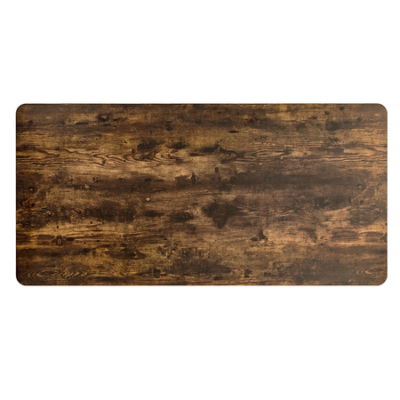Schreibtischplatte 150x75x18 cm Braun Rustikal