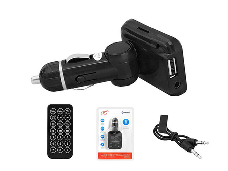 Transmiter FM LTC TR100 Bluetooth Ładowarka 1A
