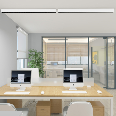 Lampa sufitowa do biura LED GLOW D24 4000K Biała - zdjęcie 2