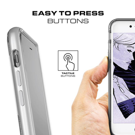 Etui Cloak 3 Apple iPhone 7 8 Plus srebrny