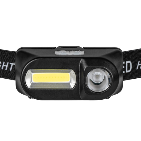Latarka czołowa akumulatorowa USB XPE 170lm i COB Vayox VA0115