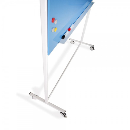 Doppelseitiger Whiteboard-Ständer mit Rädern 100x150