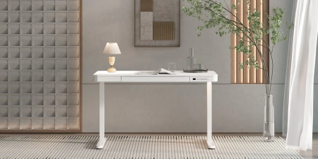 OUTLET Biurko z regulacją wysokości elektryczne Spacetronik Astrid SPE-B127WW - zdjęcie 2