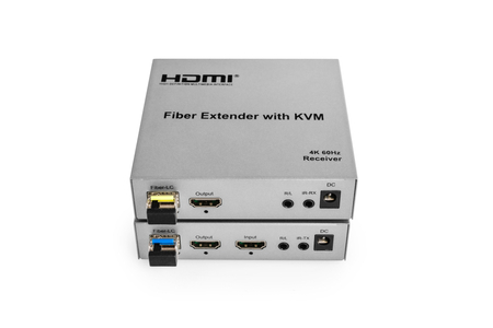 HDMI-Glasfaser-Konverter SPH-FO11 KVM 4K 60Hz - zdjęcie 2