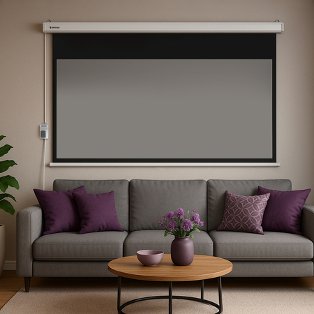 Elektryczny Ekran Projekcyjny PEV Ścienny 100"