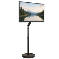 Spacetronik Morpho Stand SPET03B - Mobilny Stojak Podłogowy ze Sprężyną Gazową do Monitora 13-35"