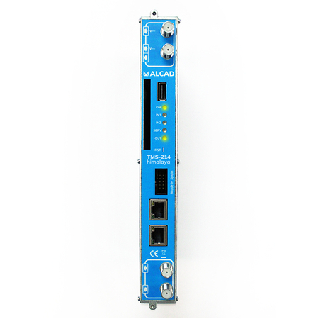 Transmodulator ALCAD TMS-214 4xDVB-S/S2/S2X - 2xDVB-T/C slot CI