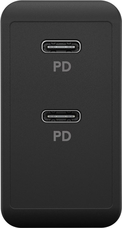 Ladegerät 2x USB-C 36W PD Goobay BLACK