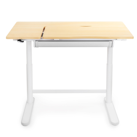 Elektryczne biurko dziecięce Spacetronik XD 112x60 cm (białe)