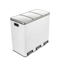 Funky Trash Can White Black Spacetronik Potrójny