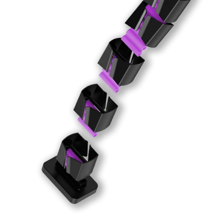 Kabelorganisator SPK-132BP schwarzer Magnet