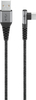 Kabel USB-C - USB-A 2.0 60W KĄTOWY oplot tekstylny Goobay 1m