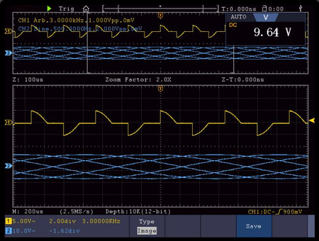 PeakTech 1355 digitales 2-Kanal USB 60MHz Oszilloskop