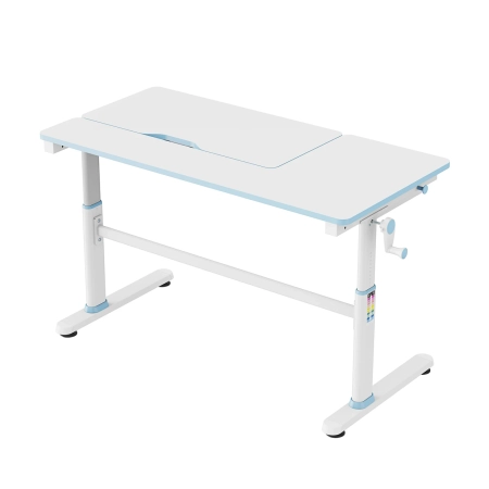 Biurka dla dziecka ręczne Spacetronik XD SPE-X104WA 120x60 cm biały+niebieski OUTLET