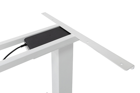 Stelaż do biurka elektrycznego Spacetronik SPE-221W USB biały