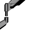 Spacetronik SPAS110B schwarzer Monitorhalter
