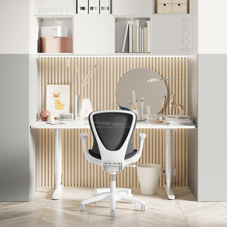Krzesło dziecięce do biurka ergonomiczne czarne Spacetronik XD SPC-XD02B