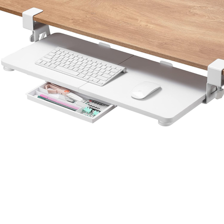 Wysuwana Półka na Klawiaturę SPB133W - Zyskaj Miejsce i Popraw Ergonomię