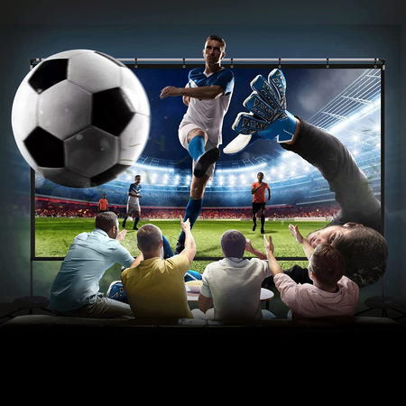 Przenośny Ekran Projekcyjny Pixthink 120" cali Idealny do Kina Domowego i Prezentacji Biznesowych