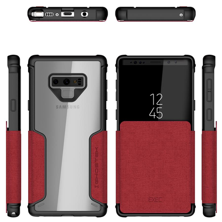 Etui Exec 3 Samsung Galaxy Note9 czerwony - zdjęcie 2