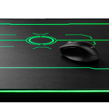 Biurko gamingowe elektryczne RGB z regulacją wysokości 