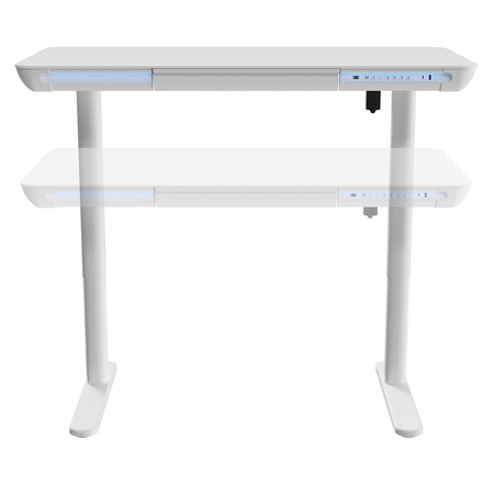 Mobile Singlel-Motor Sit-Stand Desk ASTRID