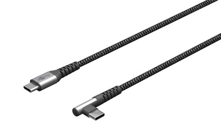 USB-C 2.0 480 Mbps Goobay Angular TEXTIL Kabel 2m - zdjęcie 2