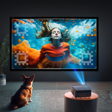 WiFi6 1080p Smart TV LCD-Projektor Yaber PRO U6 - zdjęcie 2