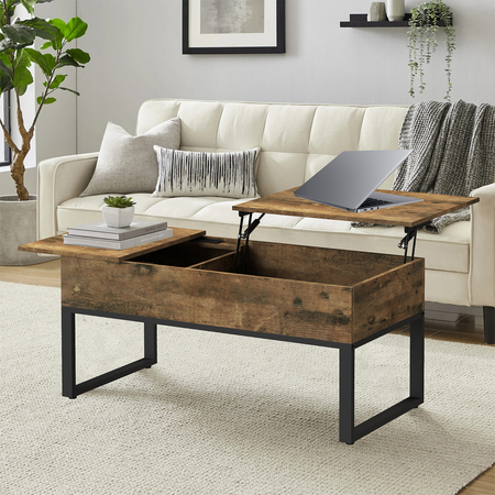 Stolik kawowy 2w1 rozkładany blat Funky Furniture - zdjęcie 2