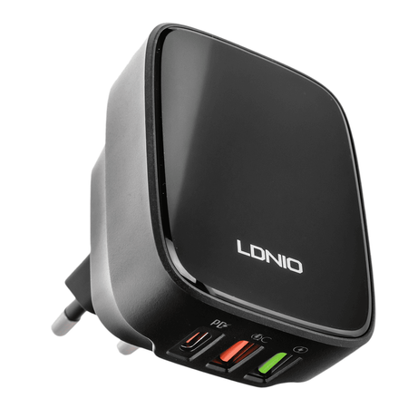 Ladegerät 32W 3 Port USB PD QC Ldnio Q334 schwarz