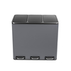 Funky Trash Can Gray Black Spacetronik Potrójny