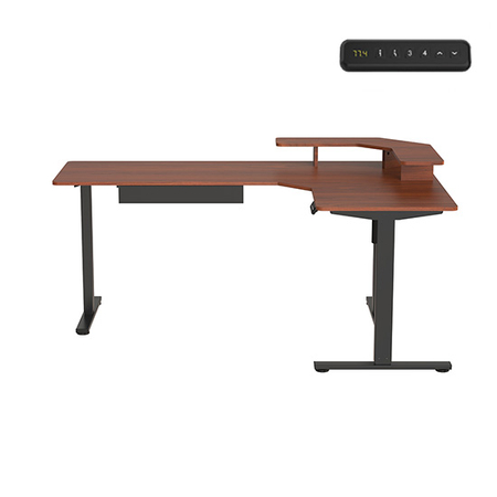 Elektryczne biurko Spacetronik Loris 124BM 180x120 Outlet B-