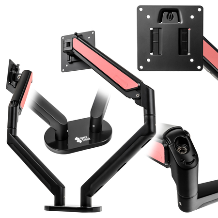 Uchwyt na 2 Monitory SPAZ120BP Aluminiowy 13-36" 12kg